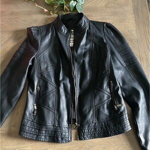 LEATHER JACKET made by JOHNNY Los Angeles